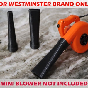 The Original Mini Blower Nozzle Attachments©  (Set of 3) for WESTMINSTER BRAND ONLY - Mini blower not included