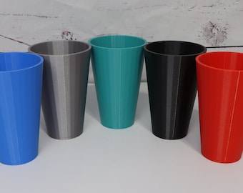 Flip Cup/Reusable Mixing Cup 12 oz. Acrylic Pouring Tools