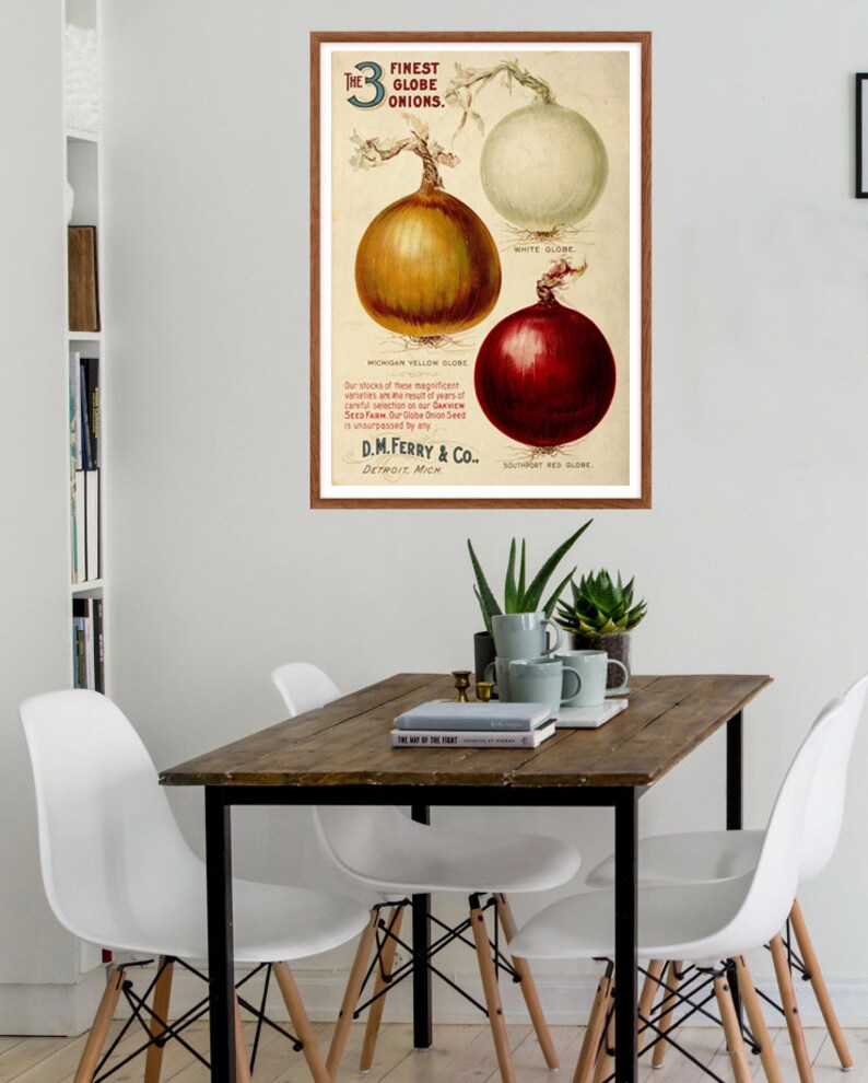 Framed Kitchen Wall Art for Your Home Vintage Framed Poster - Etsy