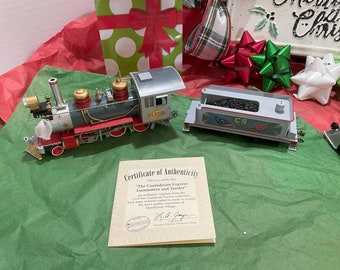 Hawthorne Village Train Sets Confederate Express and Silver Moon