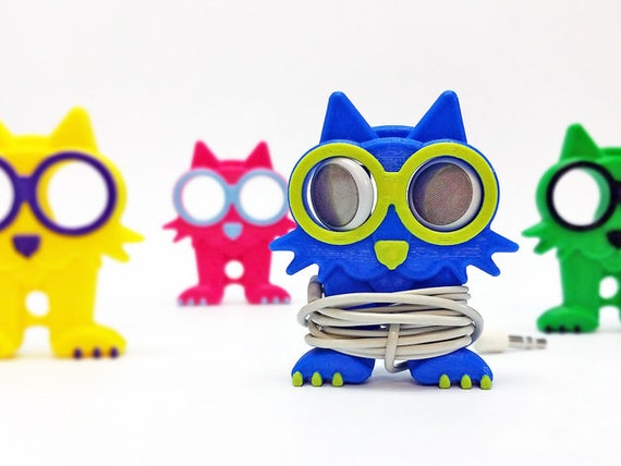 3D Printed Resin Cat Holder - Etsy