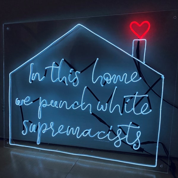 In This Home El Neon Sign