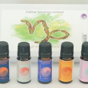 ゾディアック山羊座コレクション - 5 個セット 10ml ピュアエッセンシャルオイル。ディフューザーやオイルバーナーに最適