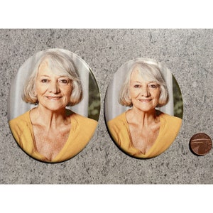 7x9cm Memorial Photo Plaque for Graves - Ceramic, Fade-Resistant, Weatherproof