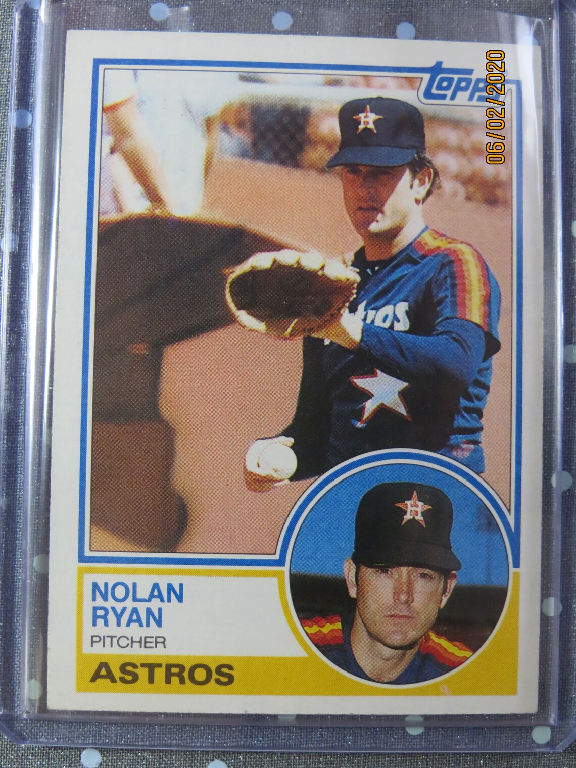 1983 Topps Vintage Trading Card Nolan Ryan 360 Etsy