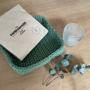Napkin holder, table decoration, napkin storage