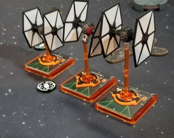 X-Wing Ship Base ID's, Arc Indicator, and Target Locks Tokens