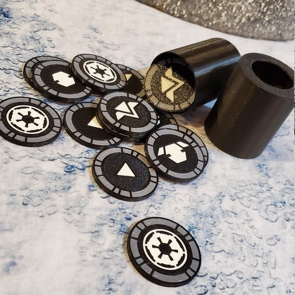 Conjunto de fichas de pedido (20 fichas O 30 fichas) para Star Wars Legion