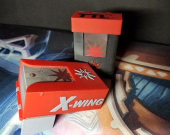 X-Wing Damage Deck Box und Dispenser Multi Color