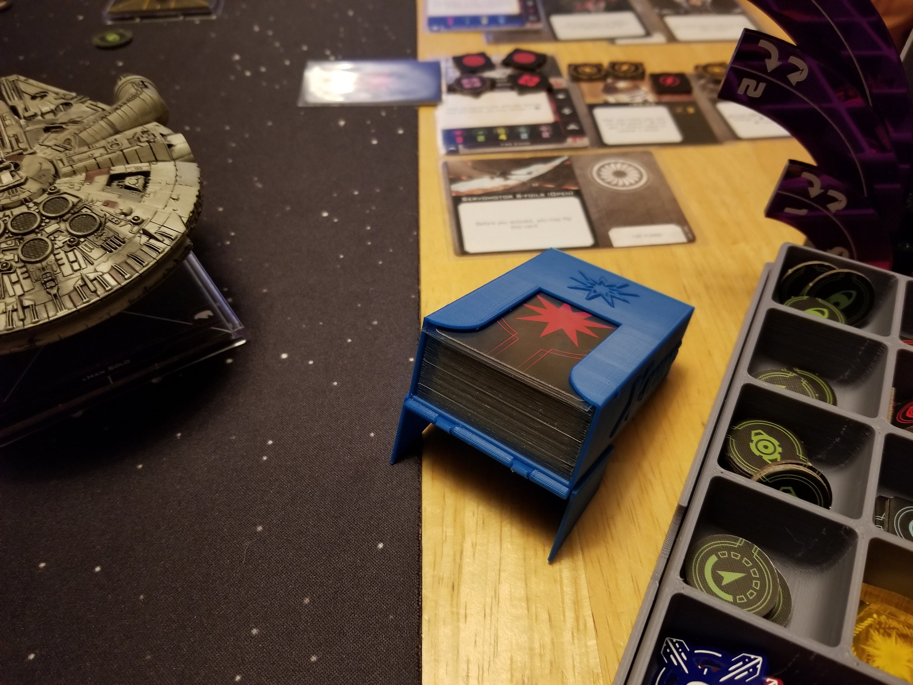 Xwing Damage Deck Box and Dispenser mini Cards Etsy