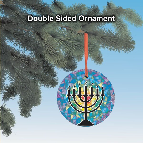 Hanukkah bush ornaments