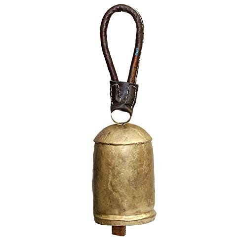 Rustic Distressed New York State Flag White Metal Cowbell Cow Bell Instrument 