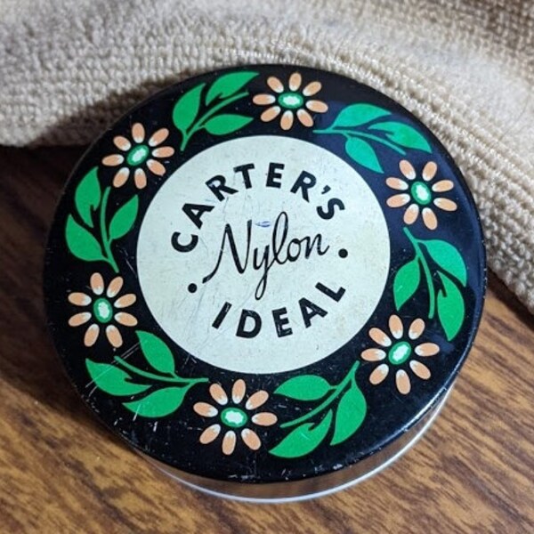 Carter's Ideal Typewriter Ribbon in Floral Tin, pour Royal Portable