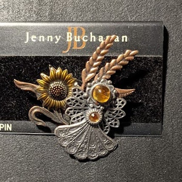 Jenny Buchanan Steampunk Style Bee  Brooch Pin