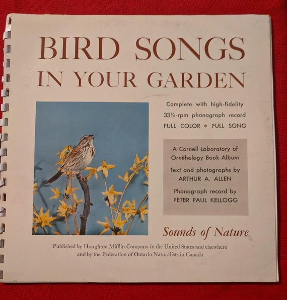 Bird Songs In Your Garden 33 1 3 Album And Guide Cornell Etsy