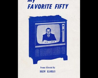 My Favorite Fifty: Poems Selected by Drew Kloman (Signed)