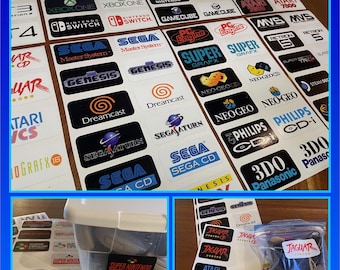 Video Game System/Console Labels for Storage & Organization - Custom Labels