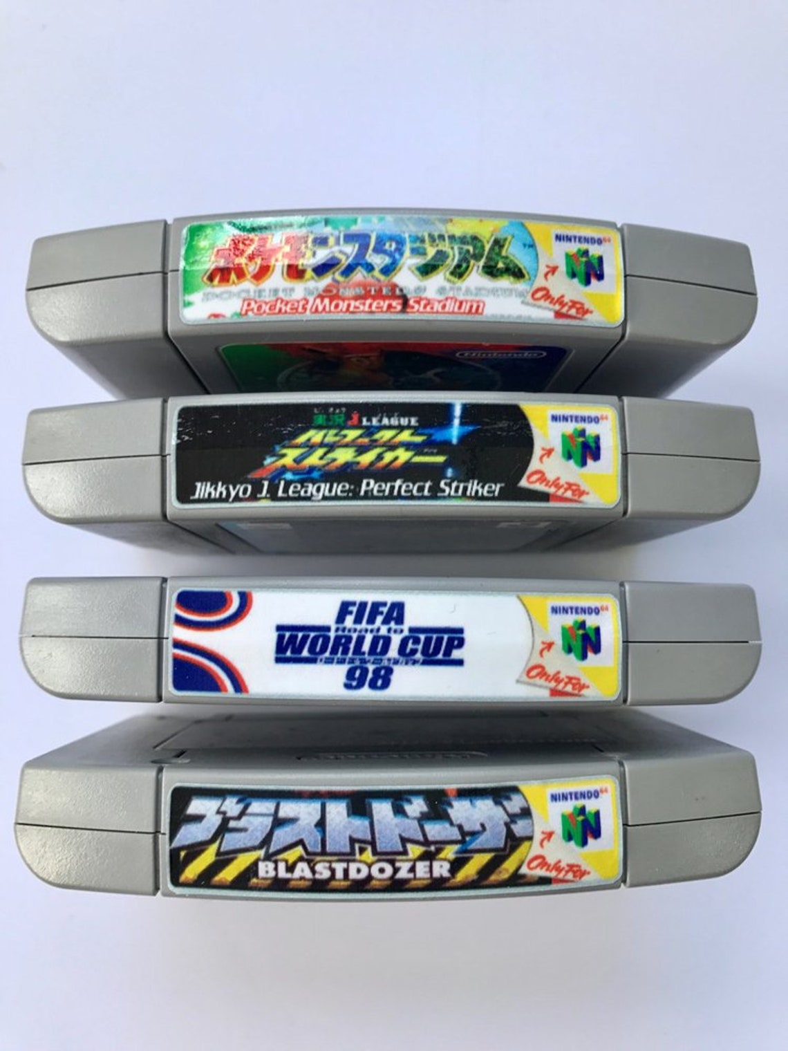 Japan Nintendo 64 N64 Sticker End Labels For All 196 Custom Etsy