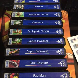 Atari 5200 Sticker end Labels For All 154 Custom Game Stickers 62 Homebrews & Extras image 3