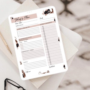 Planificador diario semanal mensual: producto digital para la organización y el logro de objetivos