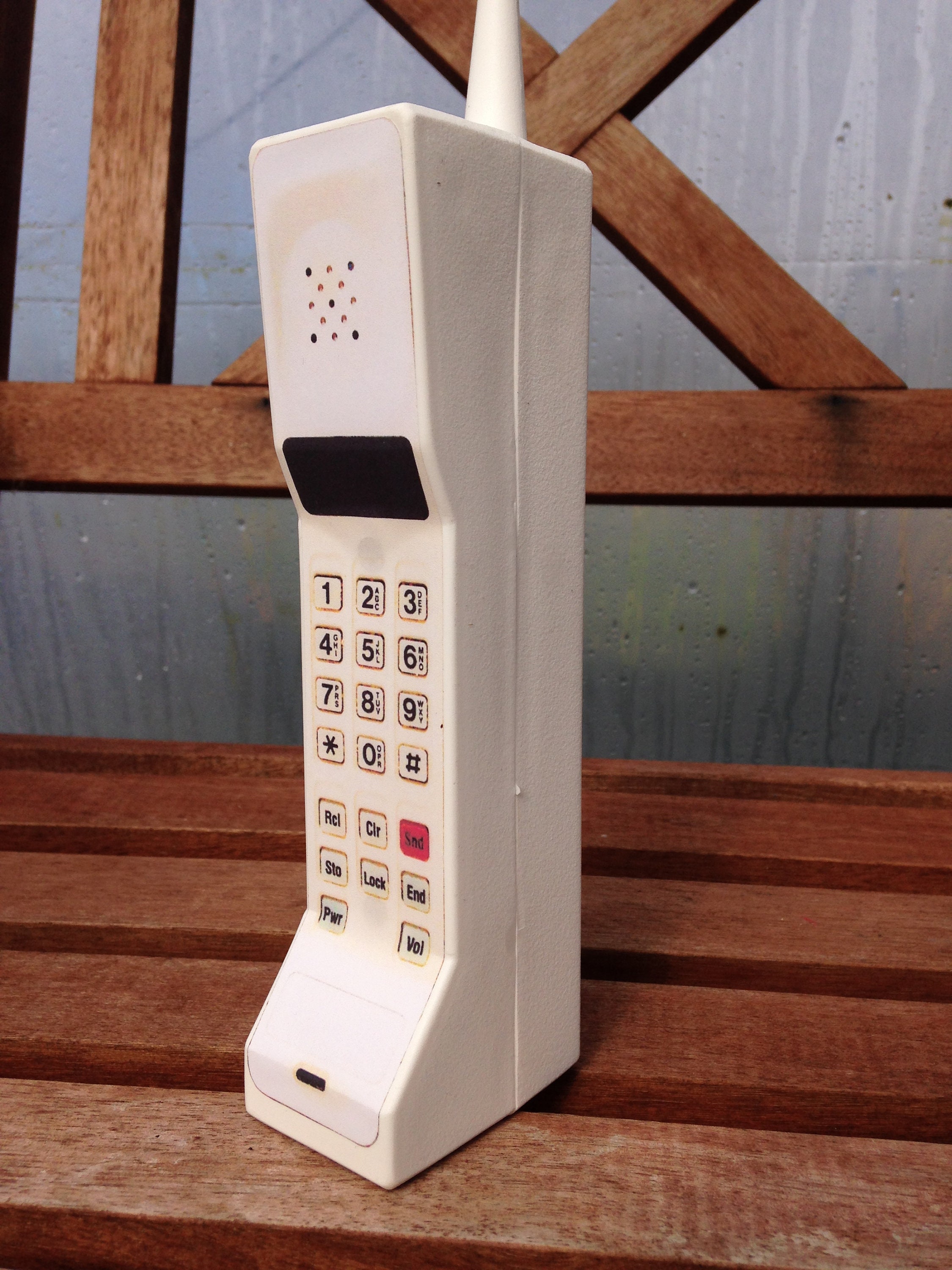 Toy Brick Phone. 1980s Motorola 8000m Style. Cosplay Scream Etsy