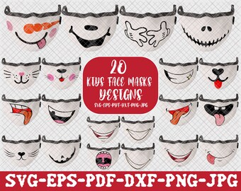 Free Free Child Face Mask Svg 634 SVG PNG EPS DXF File