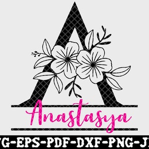 Monogram Alphabet Svg, Flourish Alphabet SVG, Monogram Clipart, Monogram Svg, Letter SVG, Cricut, Silhouette Cut Files, Files for Cricut.