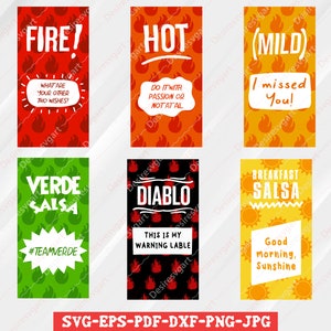 Taco Sauce Packets, Hot sauce bundle svg, hot sauce svg, taco PNG bundle, group Halloween costume, Printable Halloween