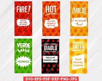 Tacosåspaket, het såspaket svg, het sås svg, taco PNG-paket, grupp Halloween-kostym, utskrivbar Halloween