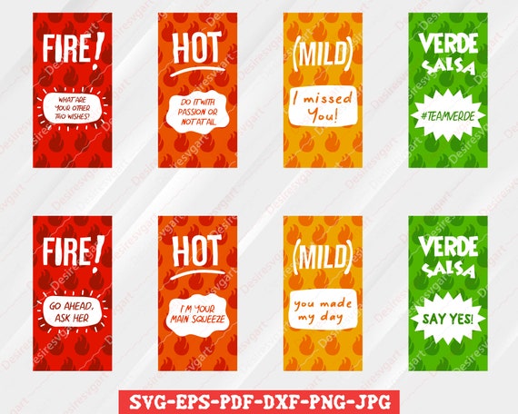 Taco Bell Sauce Packet Template
