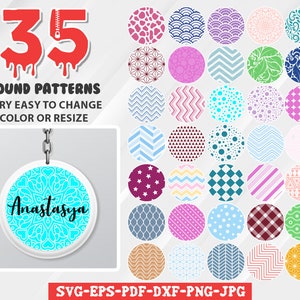 Keychain Pattern svg, keyring patterns svg, Circle Patterns Svg, Keychain svg, Round Pattern svg, keyring patterns svg