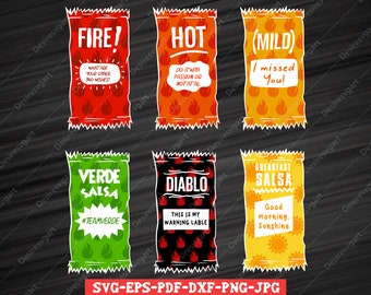 Tacosåspaket, taco svg, het såspaket, halloween-kostym svg, utskrivbar Halloween