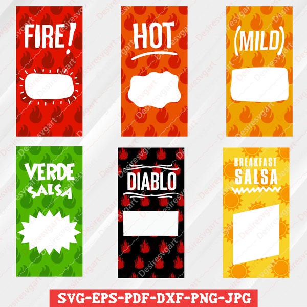 Taco Sauce Packets, hot sauce svg without sayings, taco svg, hot sauce bundle, halloween costume svg, Printable Halloween