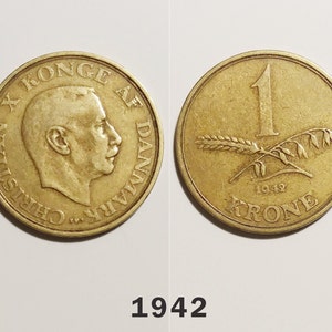 デンマーク 2オーレ硬貨☆1923年／未使用／クリスチャン10世／アンティーク 激安通販サイト デンマーク 2オーレ硬貨☆1923年／未使用