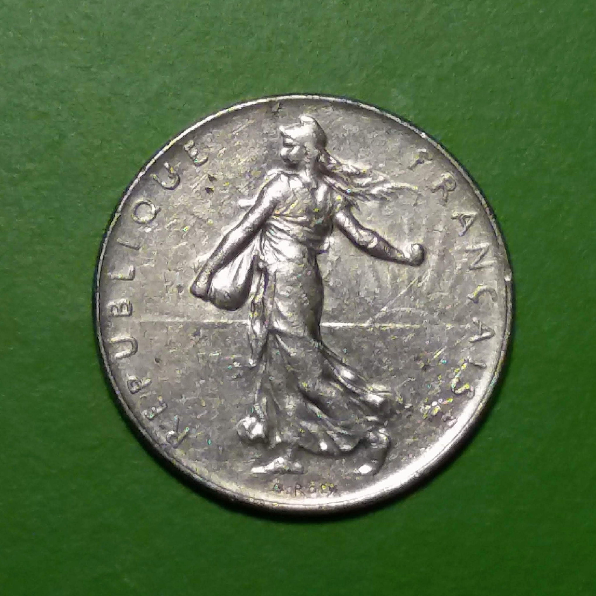 French 1 franc 1991 Coin From France Vintage Coins Etsy Australia