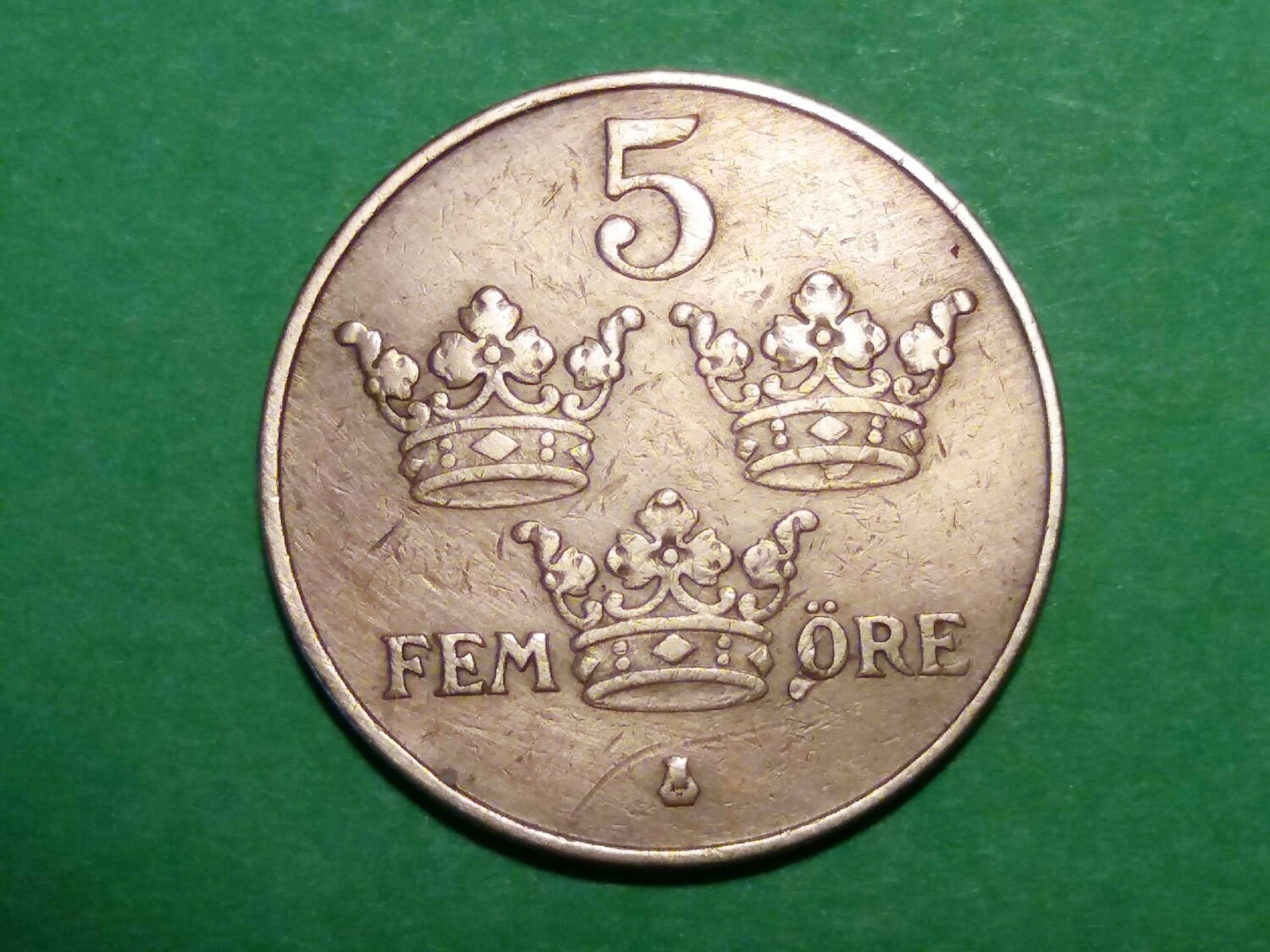 スウェーデン　グスタフ5世像　2クローナ銀貨　1948年　MS64  未使用 スウェーデン 2クローナ銀貨☆1921年／未使用／グスタフ5世