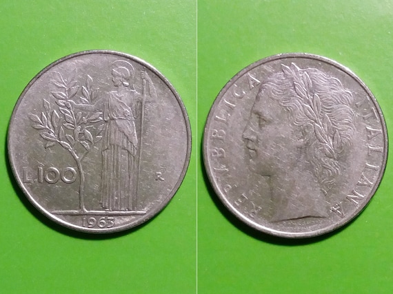 イタリア 100 リラ、1963 年、1964 年、1966 年、イタリアの