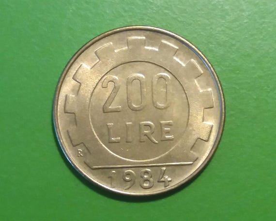 サンマリノ 200リラ硬貨☆1979年／未使用／国際連合食糧農業機関