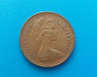 イギリス5ニューペンス1970エリザベス2世コイン イギリス新ペンス、5新ペンス、1970年、イギリスのヴィンテージ