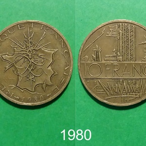 フランス 10フラン 1988年 コイン - Etsy 日本