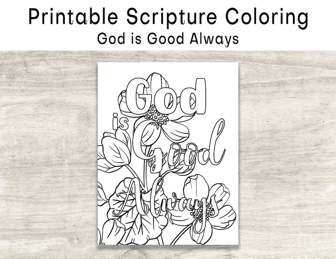 Printable God is Good Coloring - Il 1140xN.4078609612 Kqzk