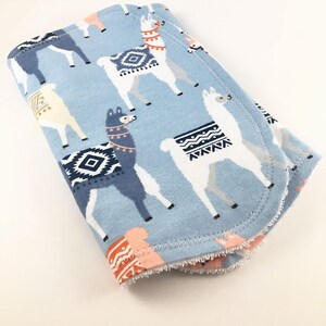 Personalisierte Lama Spucktuch, Spucktuch, Baby Spucktuch, Baby-Dusche-Geschenk, Spucktuch Junge, Baby Junge Geschenk, Baby Mädchen Geschenk, Baby Initialen