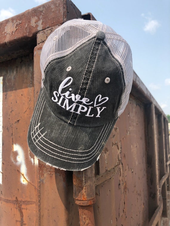 live simply trucker hat