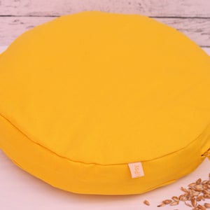 Kinderkissen Meditationskissen &quot;Tim&quot; Meditation Kissen Yoga rund Sitzkissen Bodenkissen Kindergarten Schule Wohnung