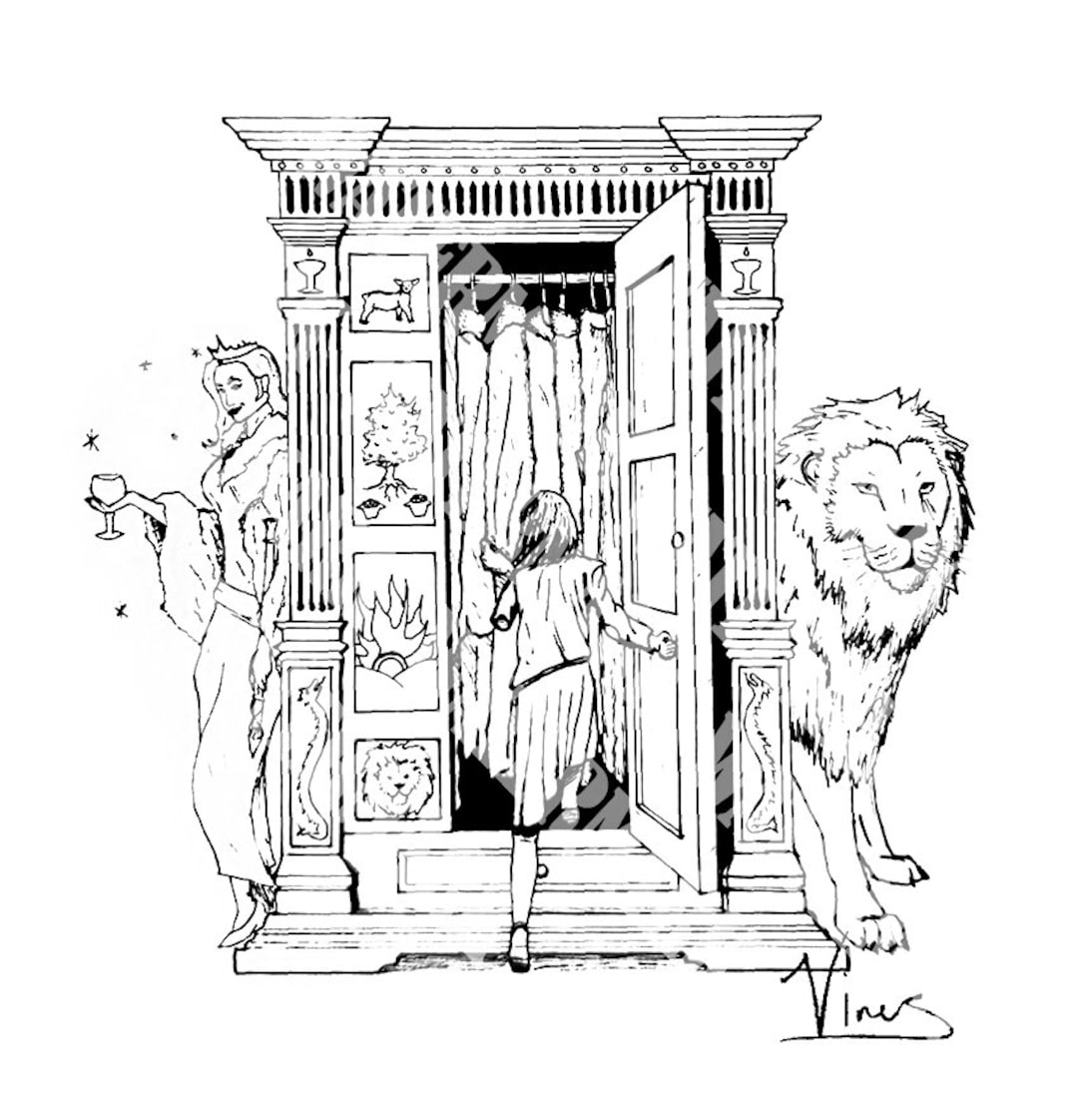 The lion the witch and the wardrobe etsy