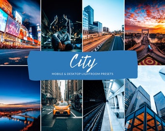 10 Mobile & Desktop Lightroom Presets CITY, Urban Presets, Sports Presets, Concert Presets, LR Preset, photo presets, Indoor Presets