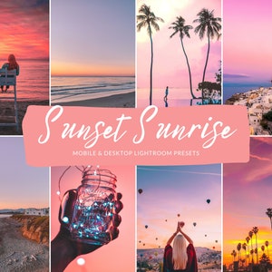 13 Mobile & Desktop Lightroom Presets SUNSET SUNRISE, Landscape Presets, Summer Presets, Concert Presets, Photo presets, Indoor Presets