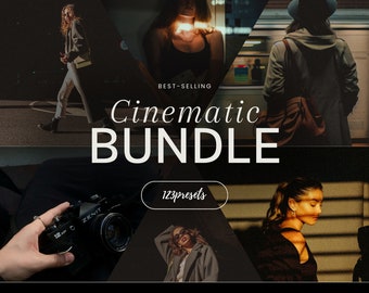 300+ Cinematic Lightroom Presets Bundle, Mobile & Desktop Filters