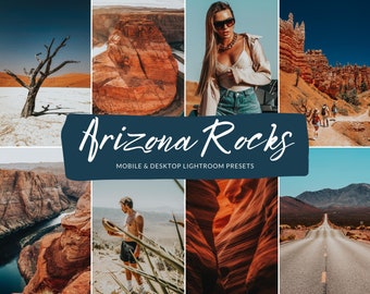 10 Mobile & Desktop Lightroom Presets ARIZONA ROCKS, Travel Presets, Landscape Preset, Concert Presets, Preset, Photo presets, Indoor Preset