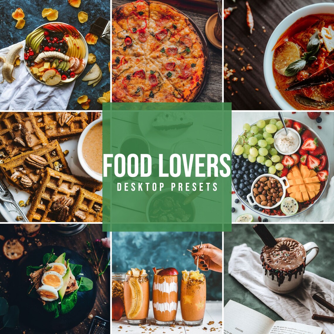 Mobile Lightroom Presets Food Lovers Matte Warm Clean Vibrant image 0